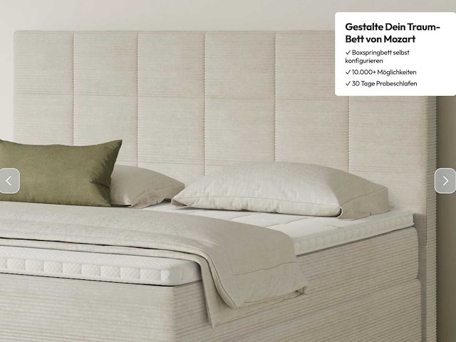 Mozart - premium boxspring 180 x 200 cm - afbeelding 3 van  6