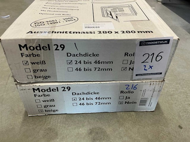 Mpk 29 dakluik (2x) - afbeelding 3 van  4