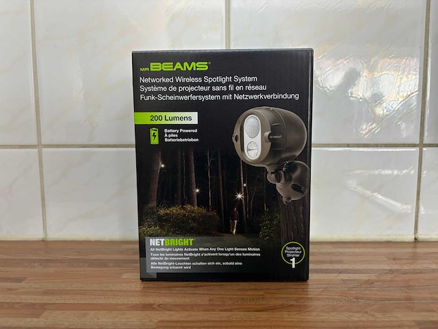 Mr beams - mb350-brn - draadloos spotlight (120x) - afbeelding 1 van  3