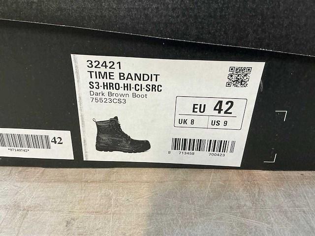 Mr. miles s3 - hro - hi - ci - src time bandit werkschoenen 42 (5x) - afbeelding 6 van  7