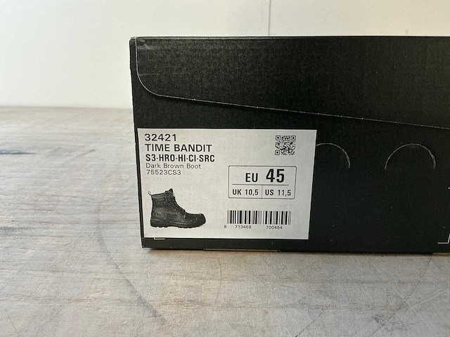 Mr. miles s3 - hro - hi - ci - src time bandit werkschoenen 45 (10x) - afbeelding 6 van  8