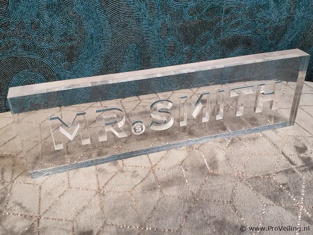 Mr. smith reclamebord - afbeelding 1 van  3