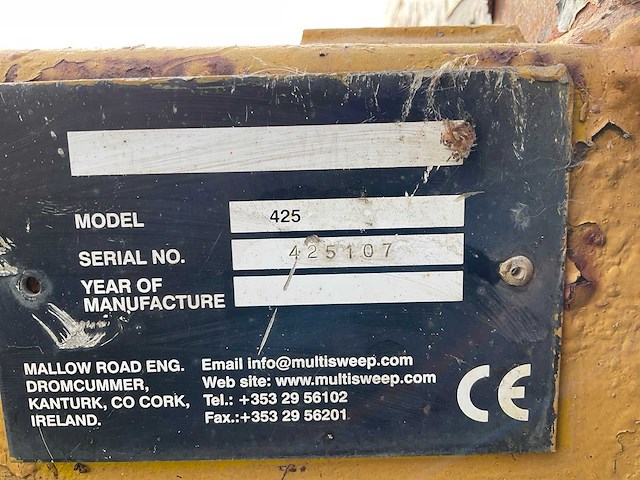 Mre 425 veegmachine - afbeelding 2 van  10