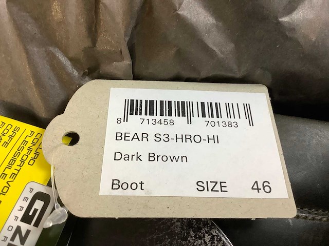 Mr.miles bear s3 veiligheidsschoenen (2x) - maat 46. - afbeelding 6 van  6