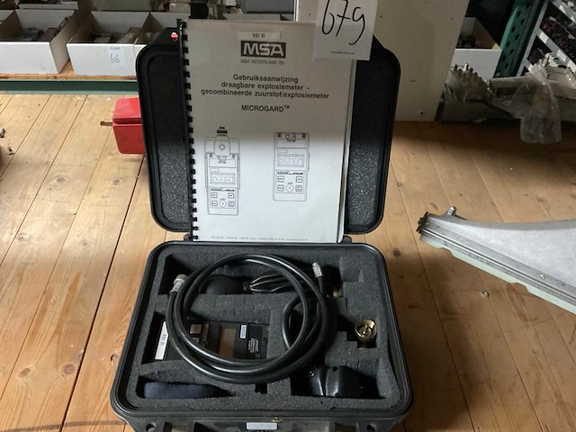 Msa microguard zuustof/explosie meter - afbeelding 1 van  3