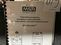 Msa microguard zuustof/explosie meter - afbeelding 2 van  3