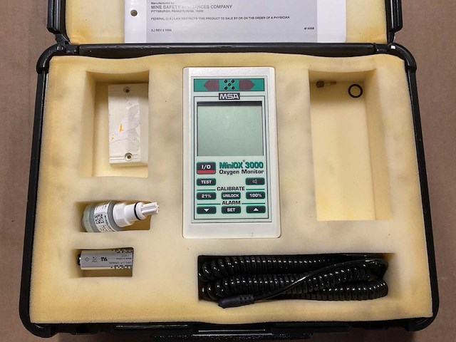 Msa miniox 3000 oxygen monitor - afbeelding 2 van  8