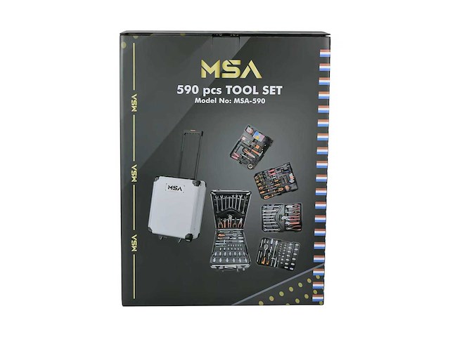 Msa msa-590 pcs gereedschapskoffer (2x) - afbeelding 1 van  8