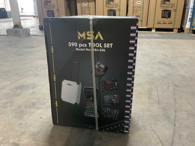 Msa msa-590 pcs gereedschapskoffer (2x) - afbeelding 7 van  10