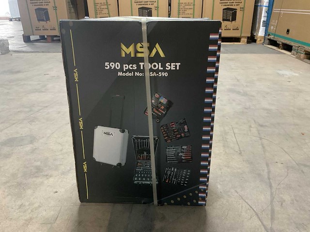 Msa msa-590 pcs gereedschapskoffer (2x) - afbeelding 8 van  10
