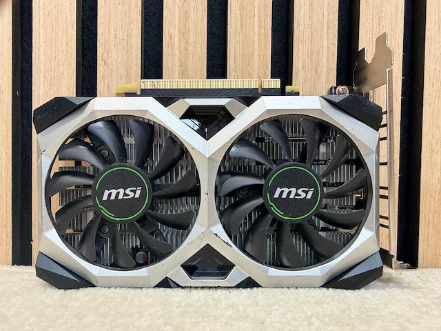 Msi - geforce gtx 1650 d6 ventus xs ocv1 - 4gb / gddr6 / gaming videokaart - afbeelding 1 van  8