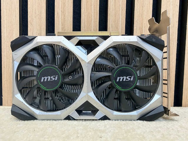 Msi - geforce gtx 1650 ventus xs 4g oc - 4gb / gddr5 / gaming videokaart - afbeelding 1 van  9