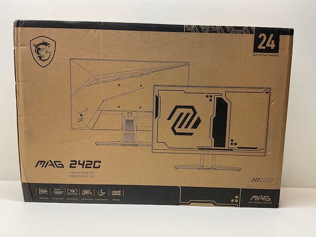 Msi - mag242c - monitor - afbeelding 2 van  4