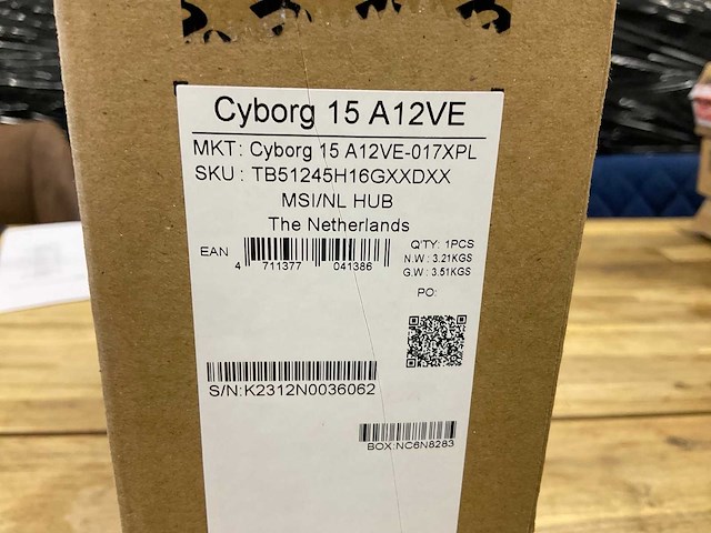 Msi cyborg 15 a12ve laptop - afbeelding 4 van  5