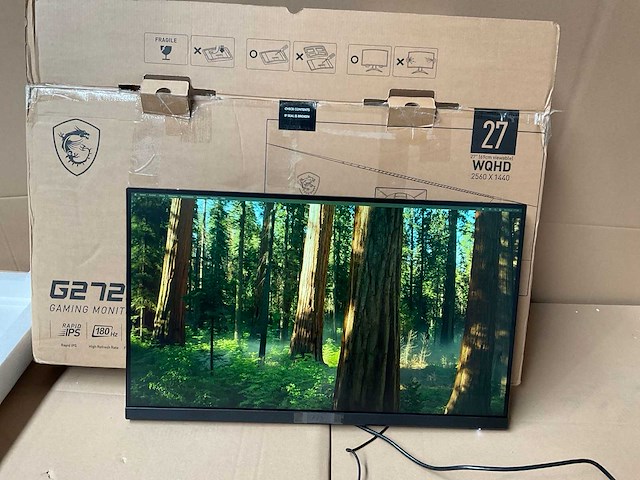 Msi gaming g272qpf monitor - afbeelding 3 van  9