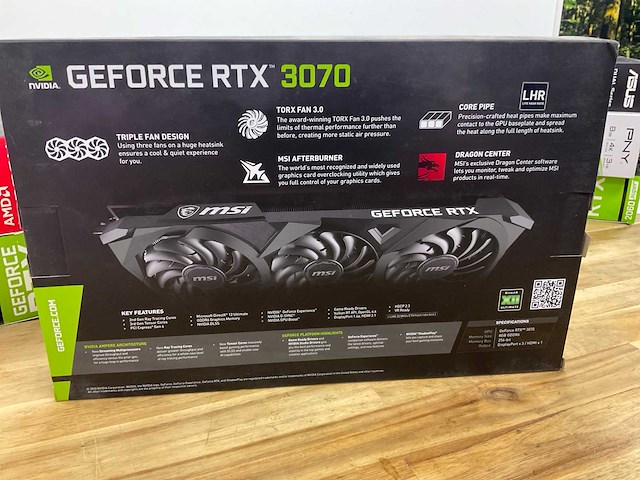 Msi geforce rtx 3070 videokaart - afbeelding 2 van  5