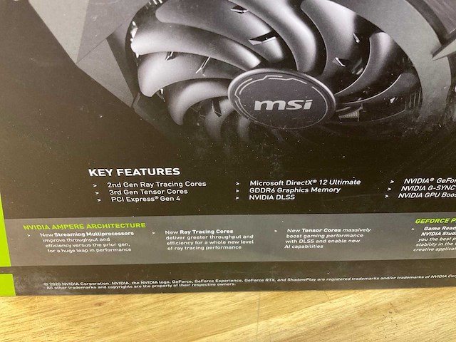 Msi geforce rtx 3070 videokaart - afbeelding 3 van  5