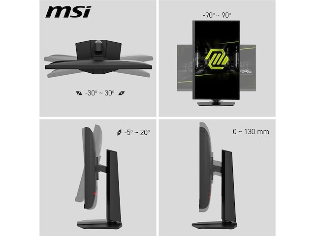 Msi mag 272urdf e16 uhd gaming monitor rapid ips dual mode 160hz 27 inch - afbeelding 3 van  5