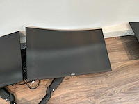 Msi mag322cqr monitor (2x) - afbeelding 2 van  5