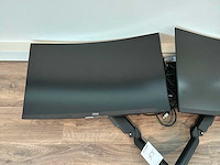 Msi mag322cqr monitor (2x) - afbeelding 3 van  5