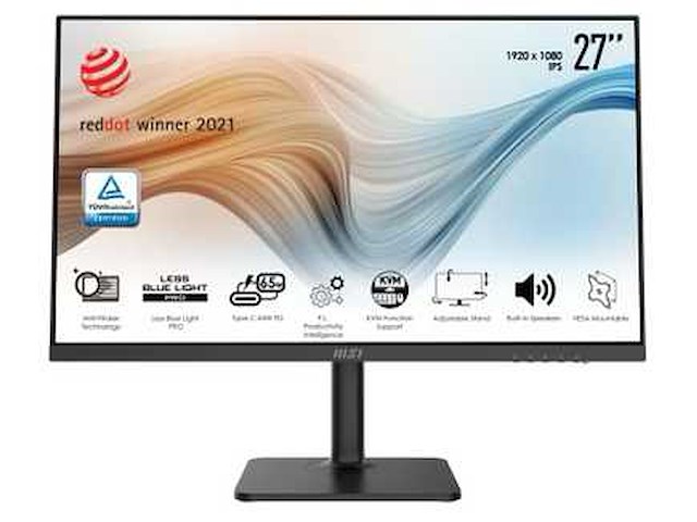 Msi modern md272pde monitor - afbeelding 1 van  3
