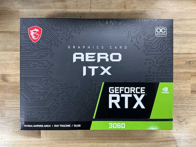 Msi nvidia aero itx geforce rtx 3060 videokaart - afbeelding 1 van  3