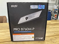 Msi pro b760m-p moederbord - afbeelding 1 van  3