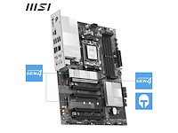 Msi pro b840p wifi moederbord atx socket am5 amd b840 - afbeelding 4 van  5