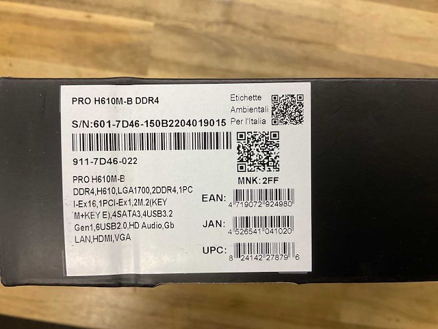 Msi pro h610m-b ddr4 motherboard - afbeelding 4 van  4