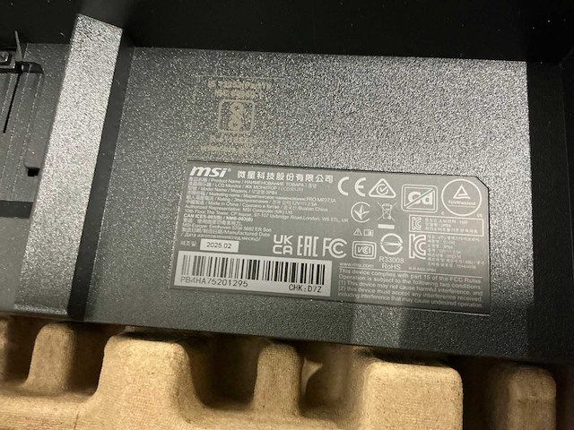 Msi pro mp273a monitor - afbeelding 5 van  7