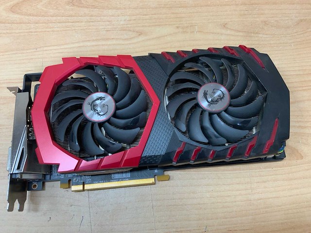 Msi radeon rx 480 gaming x 4g - gaming videokaart - afbeelding 1 van  4