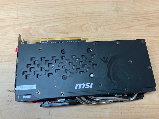 Msi radeon rx 480 gaming x 4g - gaming videokaart - afbeelding 3 van  4