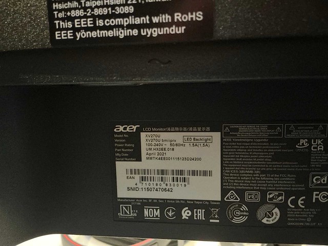 Msi/acer/samsung/iiyama diversen monitor (7x) - afbeelding 7 van  10