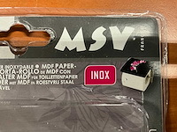 Msv orchidee rvs partij wc-rol houder - afbeelding 3 van  4