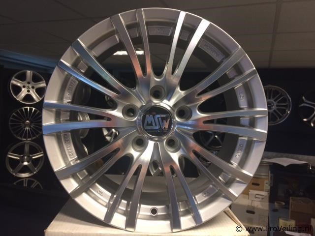 Msw 20-5 sp aluminium velgenset - 5x114.3 7j et45 - afbeelding 1 van  1
