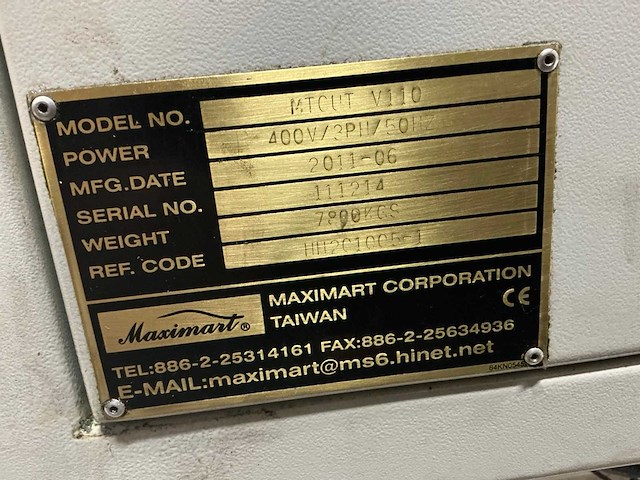 Mt cut - 2011 - v110 - verticale machinecentra - afbeelding 8 van  12