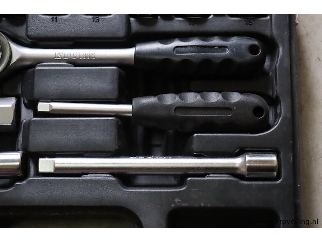 Mtc tools dopsleutelset in opbergkoffer - afbeelding 3 van  4