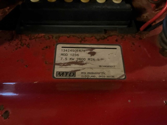 Mtd 1236 zitmaaier - afbeelding 3 van  11
