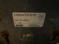 Mtd white l-130 zitmaaier - afbeelding 5 van  5