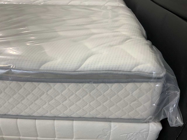 Mtf koudschuim pocketvering matras met topper b90 x l200 cm - afbeelding 4 van  4