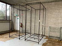 Mtf textiel rollen opslagframe (2x) - afbeelding 1 van  5