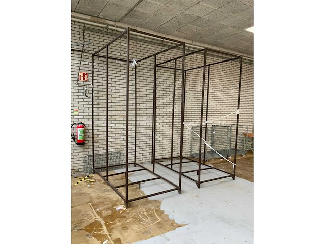 Mtf textiel rollen opslagframe (2x) - afbeelding 3 van  5