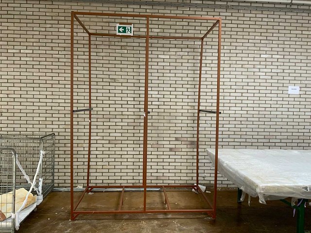 Mtf textiel rollen opslagframe (2x) - afbeelding 2 van  5