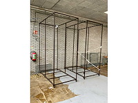 Mtf textiel rollen opslagframe (2x) - afbeelding 3 van  5