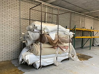 Mtf textiel rollen opslagframe inclusief voorraad m-line/enkev/etc. textielrollen - afbeelding 1 van  8