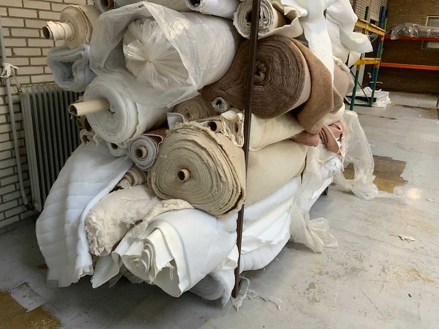 Mtf textiel rollen opslagframe inclusief voorraad m-line/enkev/etc. textielrollen - afbeelding 2 van  8