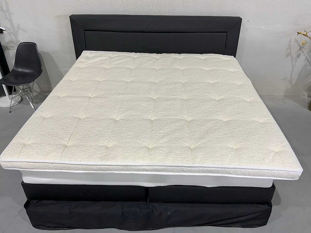 Mtf / tough - naturel 3 damast win - wollen paardenhaar topper - afbeelding 4 van  9