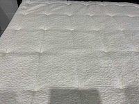 Mtf / tough - naturel 3 damast win - wollen paardenhaar topper - afbeelding 7 van  9