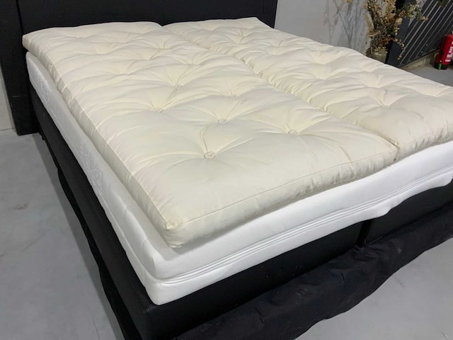 Mtf wollen split topper b180 x l210cm - afbeelding 6 van  8