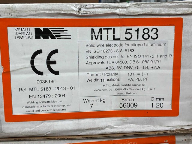 Mtl 5183 lasdraad (3x) - afbeelding 5 van  5